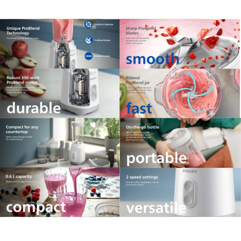 Philips Pengisar 3000 Series Mini Blender HR2512/00