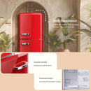 CHiQ Peti Sejuk Retro 2 Pintu Inverter Retro Refrigerator 2 Door Fridge Inverter (255L) CTM255N-RRD