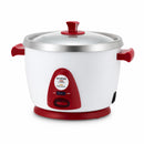 Khind  Periuk Nasi Anshin Rice Cooker 0.6L RC106M (RED ALPHA / PEARL WHITE) / RC10665TH
