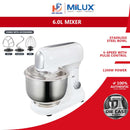 Milux Pengadun Kek (6.0L) Power Mixer MPM-1200