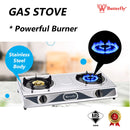 Butterfly Dapur Gas 2 Pembakar Stainless Steel Double Gas Stove BGC-628