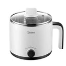 Midea Periuk Elektrik dengan Fungsi Kukus Electric Hot Pot with Steam Function 1.2L MPC-EC6012-WH