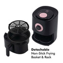 Milux Penggoreng Udara (1.2L) Euro Uno Mini Air Fryer EUAF-120