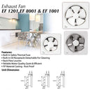 Khind Kipas Pengudaraan - Exhaust Fan (12'') EF1201