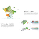 Midea 2 Doors Inverter Quattro Refrigerator (240L) MDRT307MTB28-MY