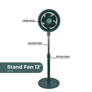 Pentec Kipas Berdiri Stand Fan TAC-2010 (10") TAC-2012 TAC-2012B (Brown/Blue) (12")