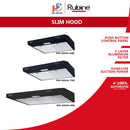 Rubine Slim Cooker Hood RSH-GENOA-90BL / RSH-GENOA-75BL / RSH-GENOA-60BL
