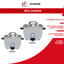 Khind Periuk Nasi Commercial Rice Cooker RC365 (3.6L) RC565 (5.6L)