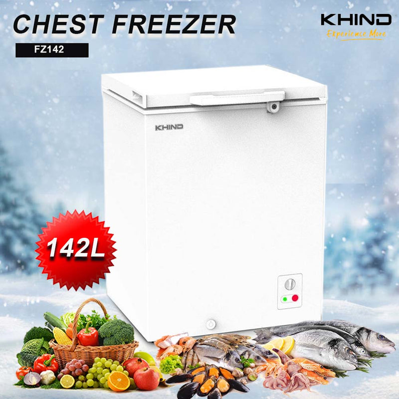 Khind Chest Freezer peti sejuk beku 142L FZ142