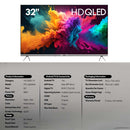 Phison TV Android 32” QLED Slim Edge Android TV PTV-Q3240S