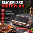 Homelux Pemanggang Kaset Mudah Alih 2 in 1 Portable Cassete Grill HPB-8008B HPB-6006B