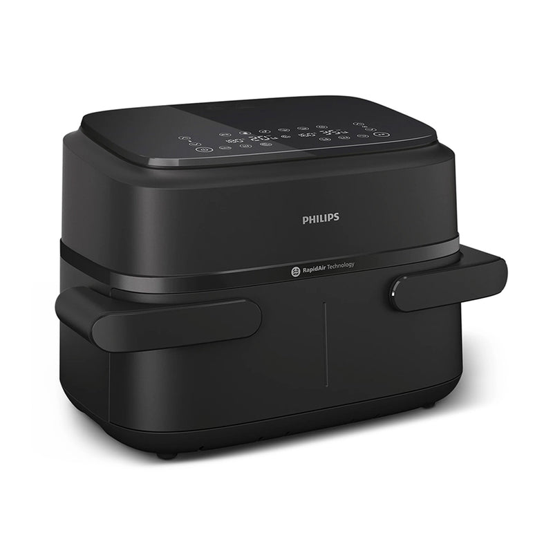 Philips Penggoreng Tanpa Minyak Digital Air Fryer with Dual Basket 1000 Series (7.1L) NA150/09