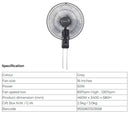 Butterfly Kipas Dinding 16" Wall Fan BWF-1651