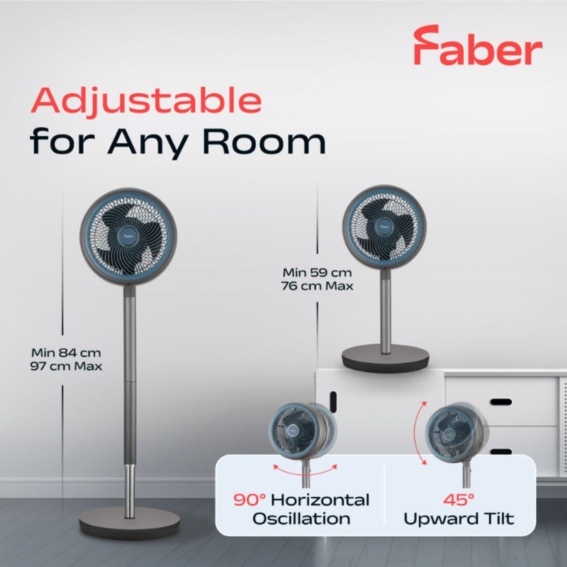 Faber Circulation Table Fan FTF SCENTO C5211 / Stand Fan FSF SCENTO C5311