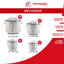 Pensonic Periuk Nasi Conventional Rice Cooker PRC-603 (0.6L) / PRC-1003 (1.0L) / PRC-1803 (1.8L) / PRC-2803 (2.8L)