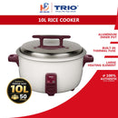 TRIO Periuk Nasi Elektrik Komersial Commercial Electrical Rice Cooker (10L) TRC-10L