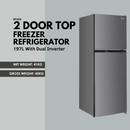 Khind Peti Sejuk 2 Door Inverter Refrigerator (197L) RF205