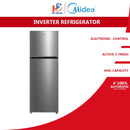 Midea 400L Double Door Fridge Steel Gray MDRT490MTB46-MY