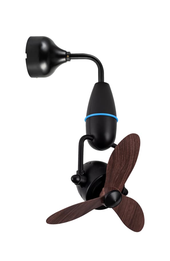 REZO Kipas Siling - Elise Ceiling Fan 16'' 3 Blade DC Motor ELISE ELISE 16/3B (Rose Gold / Dark Wood)