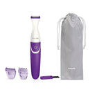 PHILIPS Pencukur Women Private Bikini Trimmer Hair Removal Wet & Dry Showerproof Click-on Shaving Head BRT383/15