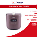 Cornell Periuk Nasi Digital Low Carb Digital Multi Rice Cooker 0.6L CRC-JP600DX