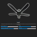 REZO Kipas Siling 56" Ceiling Fan With Remote Control S306DC (MATT BLACK)