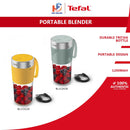 Tefal Lightmix Portable Electric Juicer Ice Crusher Fruit Blender BL1C0430 (BLUE / YELLOW)