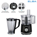 ELBA Pengisar Pemproses Makanan Serbaguna Food Processor All-in-one for Food Preparation-Black (800W) EFP-K2480(BK)