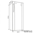 Morgan Single Door Refrigerator (191L) MRF-M7201SD