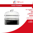 Butterfly Pengukus Makanan (20L) Electric Food Steamer  BS-6220