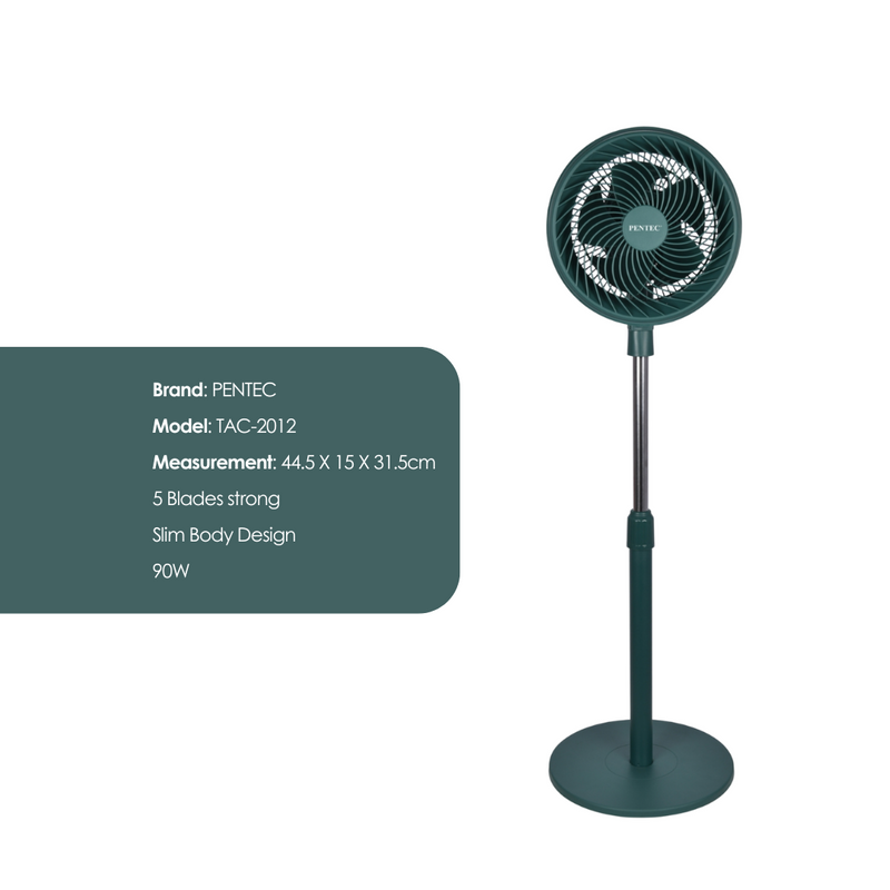 Pentec Kipas Berdiri Stand Fan TAC-2010 (10") TAC-2012 (12")