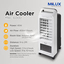 Milux Penyejuk Udara Mudah Alih 6L Air Cooler MAC-6000