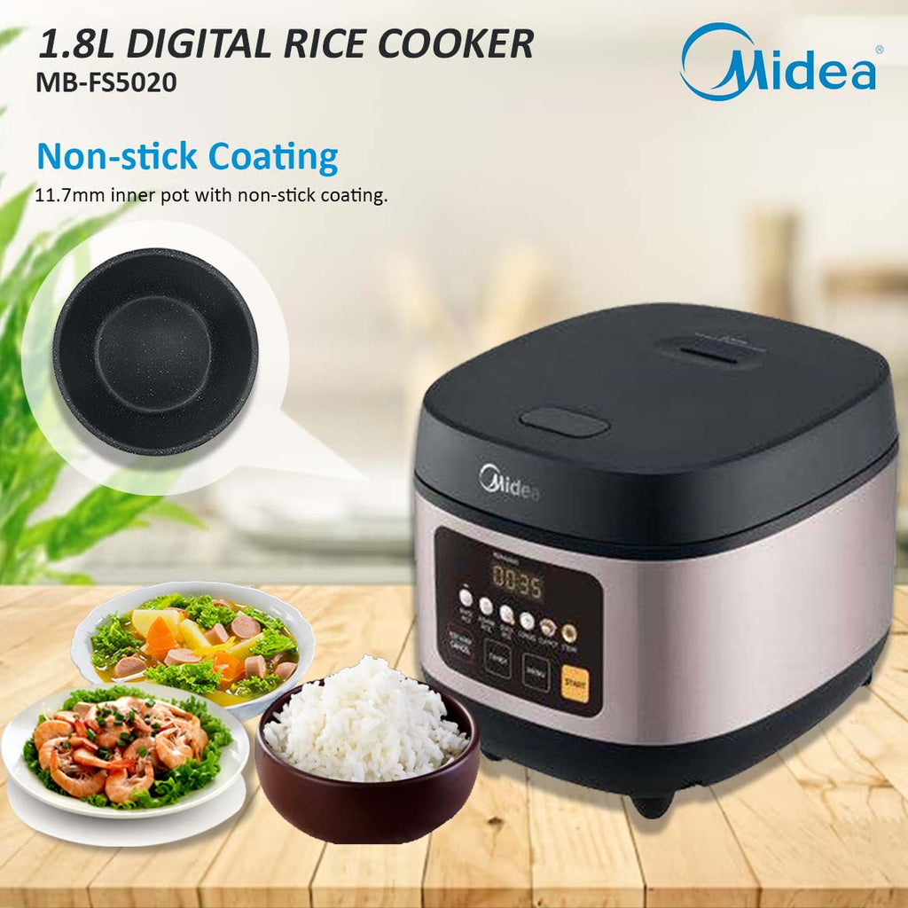 Fs Rice Cooker Midea Periuk Nasi 1.8L Digital Rice Cooker MB-FS5020