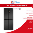 Midea Peti Sejuk 4 Pintu 4 Door Inverter Refrigerator 507L MDRF550FGF28