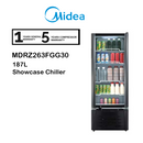 Midea Showcase Chiller 186L MDRZ263FGG30 MDRZ262FGG30