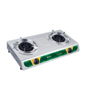 Milux Dapur Gas 2 Pembakar Double Burner Stainless Steel Gas Cooker MSS-2140
