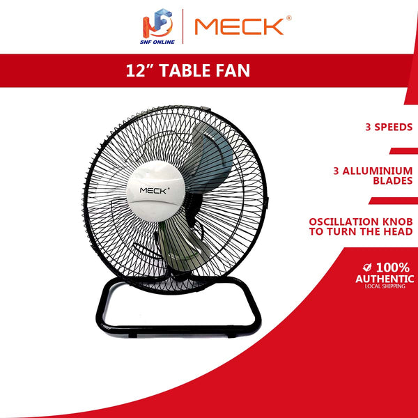 Meck Table / Floor Fan (12") MTF-128I