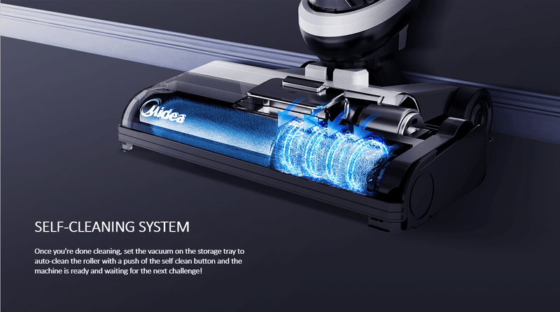 Midea Pembersih Lantai Vacuum 3 in 1 Wet & Dry Floor Cleanner Cordless MVC-X6