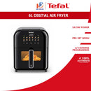 Tefal Penggorengan Udara - 6L Easy Fry Window Air Fryer Digital EY821865 EY8218