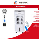 MISTRAL Penyejuk Udara Dengan Alat Kawalan Jauh Air Cooler With Remote (5L) MAC05R