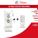 Faber 1.8L Coffee Machine Vintage Series FCM V1215 + Faber Coffee Grinder Vintage Series FCG V6016