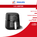 PHILIPS Penggoreng Tanpa Udara Digital Air Fryer 2000 Series (4.2L) NA221/09