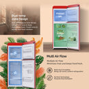 CHiQ Peti Sejuk Retro 2 Pintu Inverter Retro Refrigerator 2 Door Fridge Inverter (255L) CTM255N-RRD