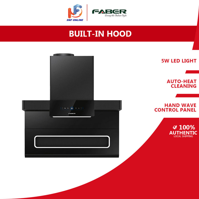 Faber Hud Dapur Built-In Hood FABERJET MEGAFLEX 90BK