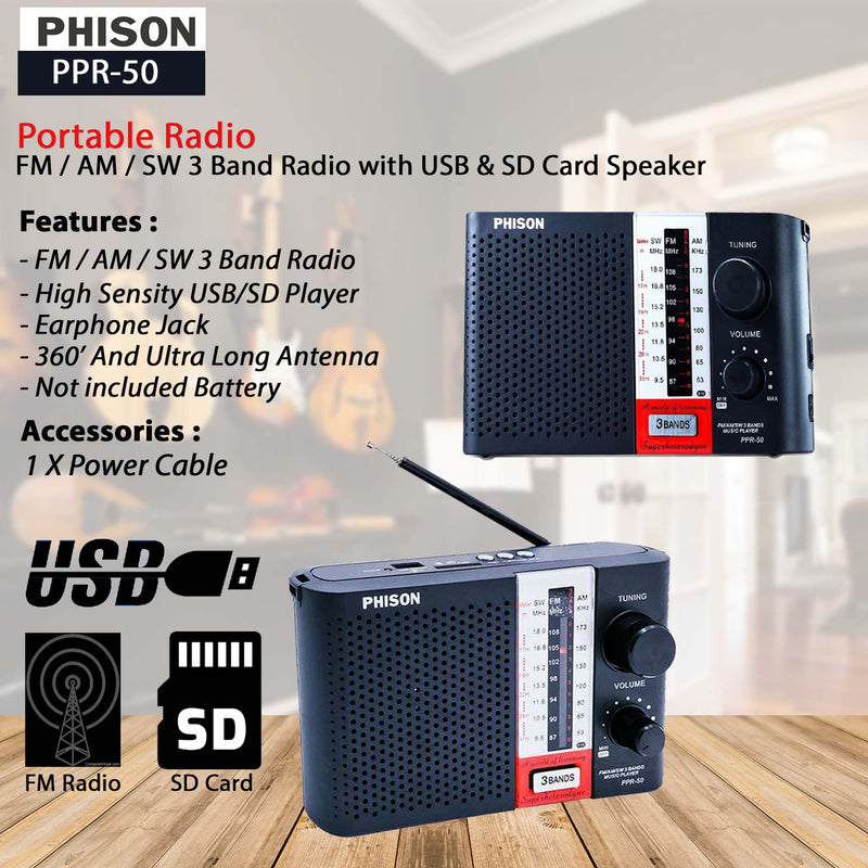 Phison Portable Radio PPR-50