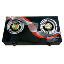 TEORIX Dapur Gas Glass Double Gas Stove ELH0774