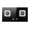 Haier Dapur Gas - Gas Hob Tempered Glass Gas Cooker (Black) HC-Q27266
