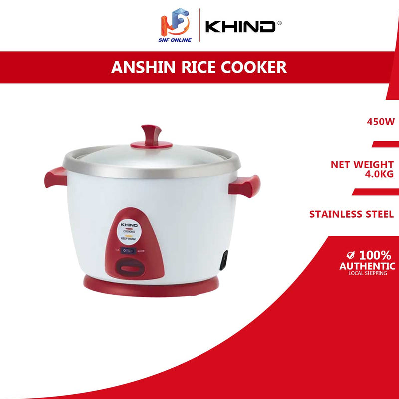 Khind Periuk Nasi Anshin Rice Cooker RC110M (1.0L)