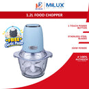 Milux Pencincang / Pengisar Makanan (1.2L) Euro Uno Food Chopper EUFC-120P