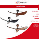 Elmark Kipas Siling Ceiling Fan With Remote Control VIPER VIPER344 (44") (BMC / ORB / MBK )